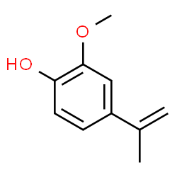 ChemSpider 2D Image | 4-Isopropenyl-2-methoxyphenol | C10H12O2
