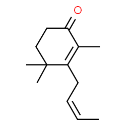 ChemSpider 2D Image | Megastigma-5,8(Z)-dien-4-one | C13H20O