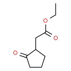 ChemSpider 2D Image | Ethyl (2-oxocyclopentyl)acetate | C9H14O3