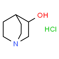 ChemSpider 2D Image | 3-Quinuclidinol HCl | C7H14ClNO