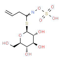 ChemSpider 2D Image | Allyl glucosinolate | C10H17NO9S2