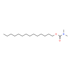 ChemSpider 2D Image | Tetradecyl dimethylcarbamate | C17H35NO2