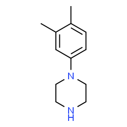 ChemSpider 2D Image | 1-(3,4-DIMETHYLPHENYL)PIPERAZINE | C12H18N2