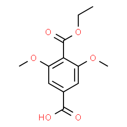 ChemSpider 2D Image | 4-(Ethoxycarbonyl)-3,5-dimethoxybenzoic acid | C12H14O6