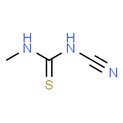ChemSpider 2D Image | 1-Cyano-3-methylthiourea | C3H5N3S