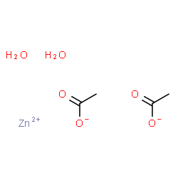 ChemSpider 2D Image | zinc acetate | C4H10O6Zn
