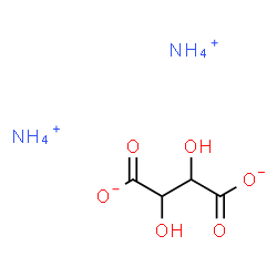 ChemSpider 2D Image | ammonium tartrate | C4H12N2O6