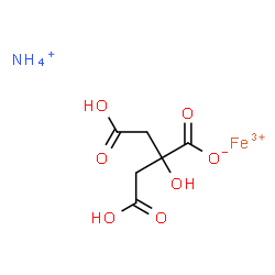 ChemSpider 2D Image | UNII:UVP74NG1C5 | C6H11FeNO7