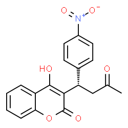 ChemSpider 2D Image | (S)-(-)-Acenocoumarol | C19H15NO6