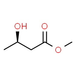 ChemSpider 2D Image | Methyl (-)-3-hydroxybutyrate | C5H10O3