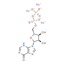 ChemSpider 2D Image | IDP | C10H11N4Na3O11P2