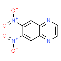 ChemSpider 2D Image | 6,7-Dinitroquinoxaline | C8H4N4O4