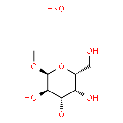 ChemSpider 2D Image | Methyl alpha-D-galactopyranoside hydrate (1:1) | C7H16O7