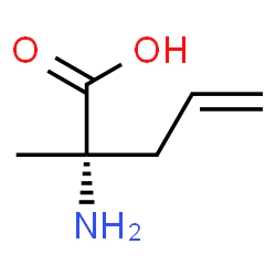 ChemSpider 2D Image | (S)-(-)-alpha-Allylalanine | C6H11NO2