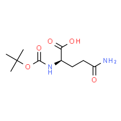 ChemSpider 2D Image | Boc-D-Gln-OH | C10H18N2O5