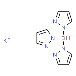 ChemSpider 2D Image | Potassium trispyrazolylborate | C9H10BKN6