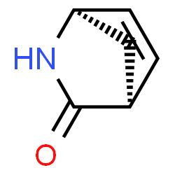 ChemSpider 2D Image | (1R,4S)-2-Azabicyclo[2.2.1]hept-5-en-3-one | C6H7NO