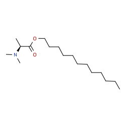 ChemSpider 2D Image | Dodecyl N,N-dimethyl-L-alaninate | C17H35NO2