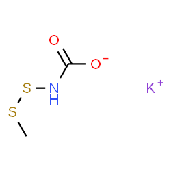 ChemSpider 2D Image | Potassium (methyldisulfanyl)carbamate | C2H4KNO2S2
