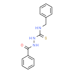 ChemSpider 2D Image | 1-BENZOYL-4-BENZYL-3-THIOSEMICARBAZIDE | C15H15N3OS