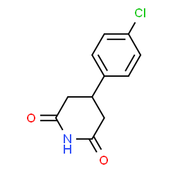 ChemSpider 2D Image | 3-(4-Chlorophenyl) glutaramide | C11H10ClNO2