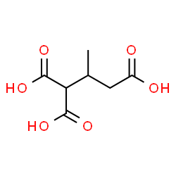 ChemSpider 2D Image | 2-Methyl-1,1,3-propanetricarboxylic acid | C7H10O6