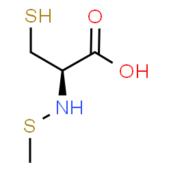ChemSpider 2D Image | S-Methylthio-L-cysteine | C4H9NO2S2