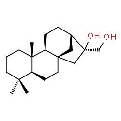 ChemSpider 2D Image | Kaurane-16,17-diol | C20H34O2