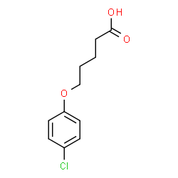 ChemSpider 2D Image | 5-(4-Chlorophenoxy)pentanoic acid | C11H13ClO3