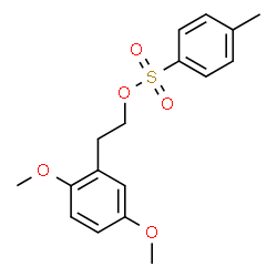 ChemSpider 2D Image | 2,5-dimethoxyphenethyl 4-methylbenzene-1-sulfonate | C17H20O5S