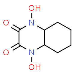 ChemSpider 2D Image | 1,4-Dihydroxyoctahydro-2,3-quinoxalinedione | C8H12N2O4