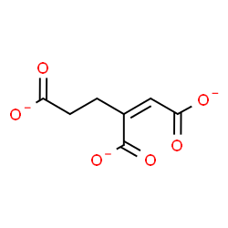 ChemSpider 2D Image | cis-homoaconitate trianion | C7H5O6