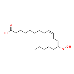 ChemSpider 2D Image | Linoleic acid, 13-hydroperoxy-, L- | C18H32O4