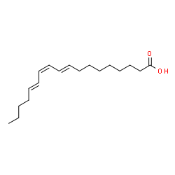 ChemSpider 2D Image | (E,Z,E)-octadeca-9,11,13-trienoic acid | C18H30O2
