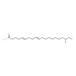 ChemSpider 2D Image | 18-Methyl-5,9-icosadienoic acid | C21H38O2