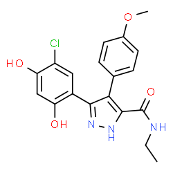 ChemSpider 2D Image | VER-49009 | C19H18ClN3O4