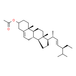 ChemSpider 2D Image | (22E)-Stigmasta-5,22-dien-3-yl acetate | C31H50O2