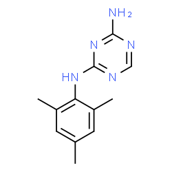 ChemSpider 2D Image | N-Mesityl-1,3,5-triazine-2,4-diamine | C12H15N5
