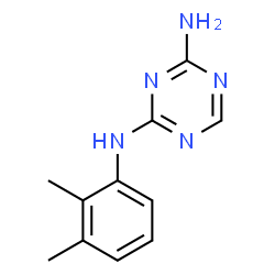 ChemSpider 2D Image | N-(2,3-Dimethylphenyl)-1,3,5-triazine-2,4-diamine | C11H13N5