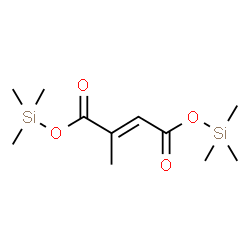 ChemSpider 2D Image | Bis(trimethylsilyl) (2E)-2-methyl-2-butenedioate | C11H22O4Si2