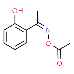 ChemSpider 2D Image | Phenol, 2-[1-[N-acetoxyimino]ethyl]- | C10H11NO3