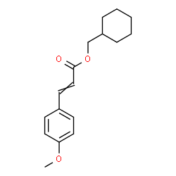ChemSpider 2D Image | Cyclohexylmethyl 3-(4-methoxyphenyl)acrylate | C17H22O3