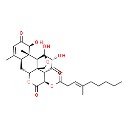 ChemSpider 2D Image | thro[10,1-bc]pyran-4-yl ester, (3E)- | C30H40O9