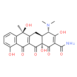 ChemSpider 2D Image | 12-dehydrotetracycline zwitterion | C22H22N2O8