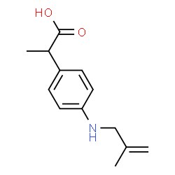 ChemSpider 2D Image | Alminoprofen | C13H17NO2