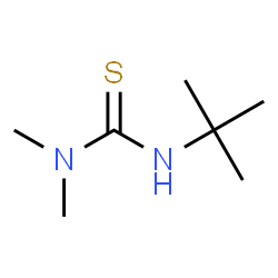 ChemSpider 2D Image | N'-(tert-butyl)-N,N-dimethylthiourea | C7H16N2S