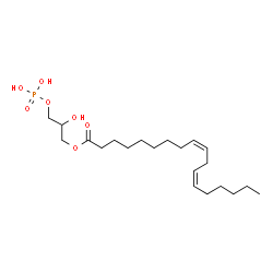 ChemSpider 2D Image | 1-Linoleoyl-3-glycerophosphate | C21H39O7P