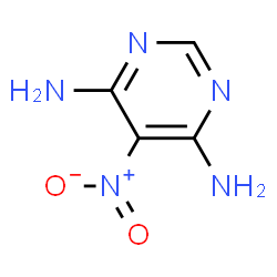 ChemSpider 2D Image | 4,6-Diamino-5-nitropyrimidine | C4H5N5O2