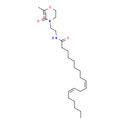 ChemSpider 2D Image | 2-(Acetyl{2-[(9Z,12Z)-9,12-octadecadienoylamino]ethyl}amino)ethyl acetate | C26H46N2O4
