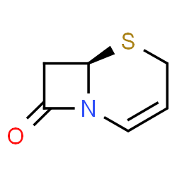 ChemSpider 2D Image | (6R)-5-Thia-1-azabicyclo[4.2.0]oct-2-en-8-one | C6H7NOS